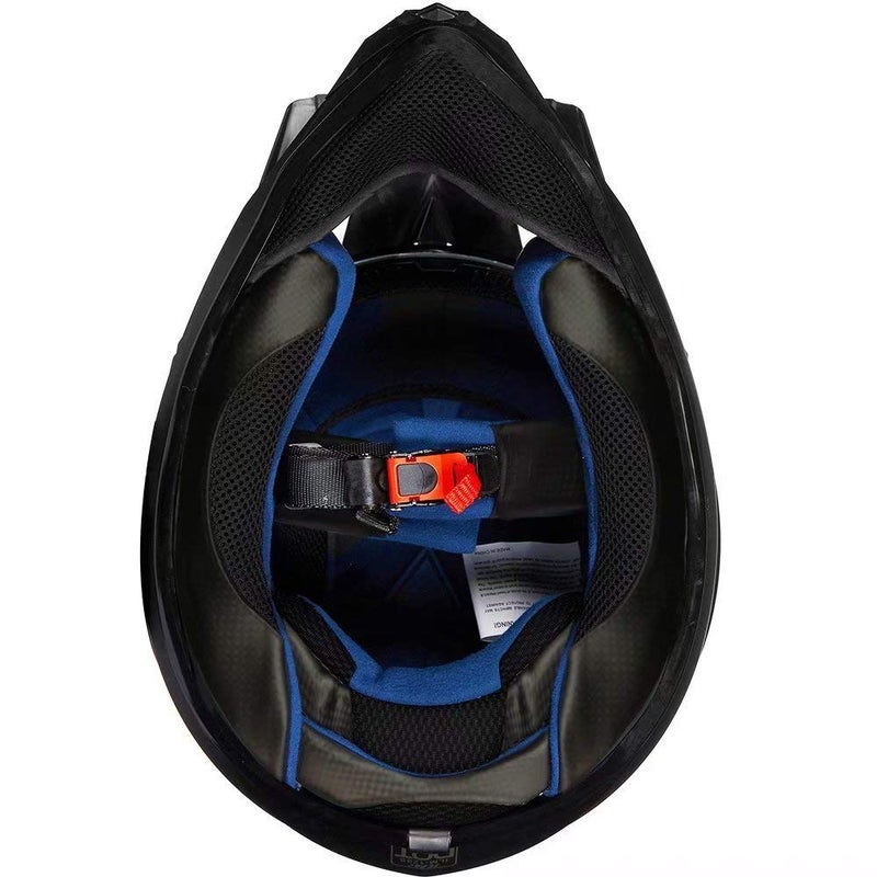 ILM Youth & Kids Dirt Bike Helmets Motocross ATV Dirtbike BMX MX Offroad Full Face Motorcycle Helmet, DOT Approved Model 128YS (Matte Black, Youth-Small) - Image 5